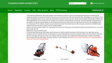 TUINMACHINES MARIEVOET